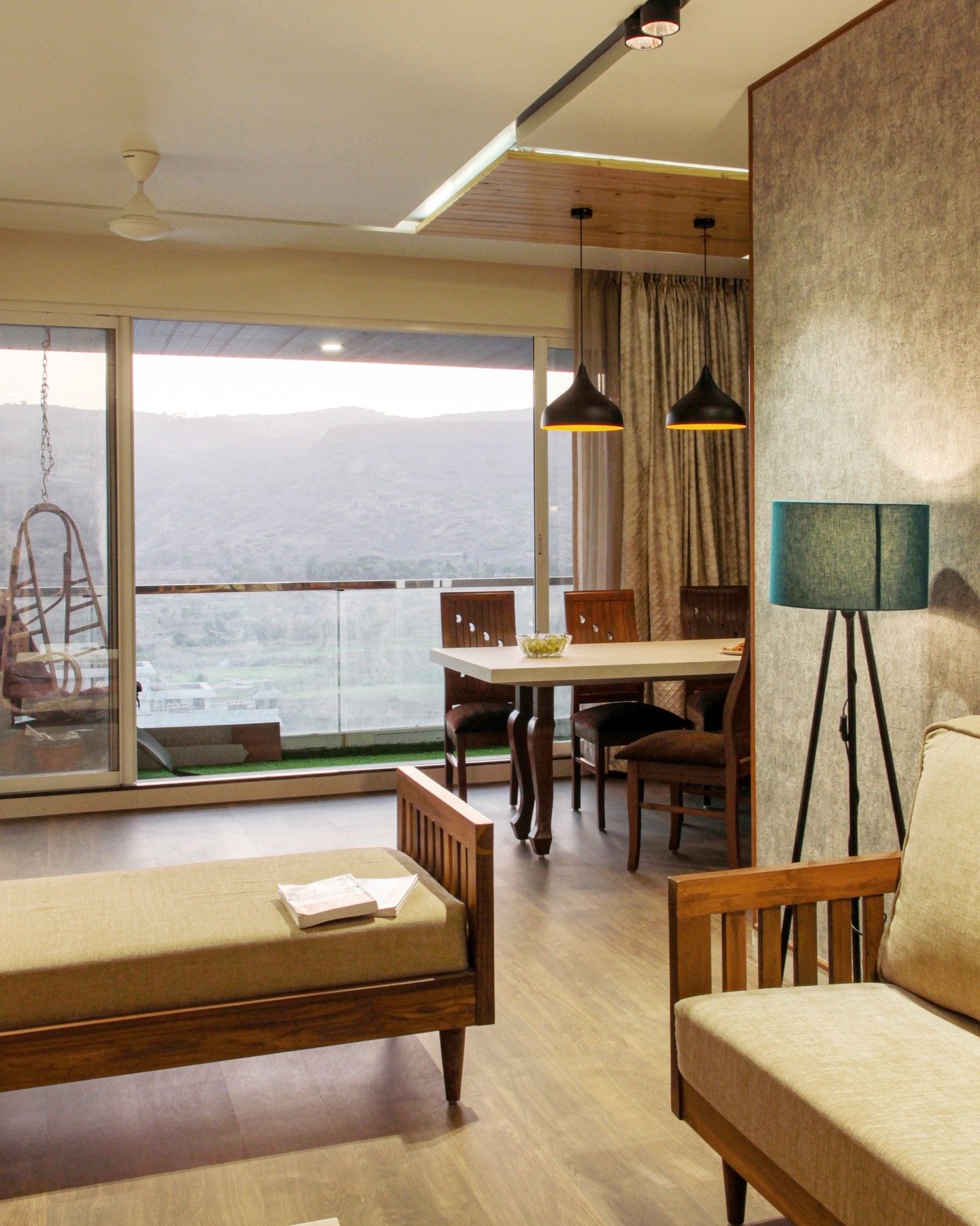 Hillside Residence living room, Panvel
